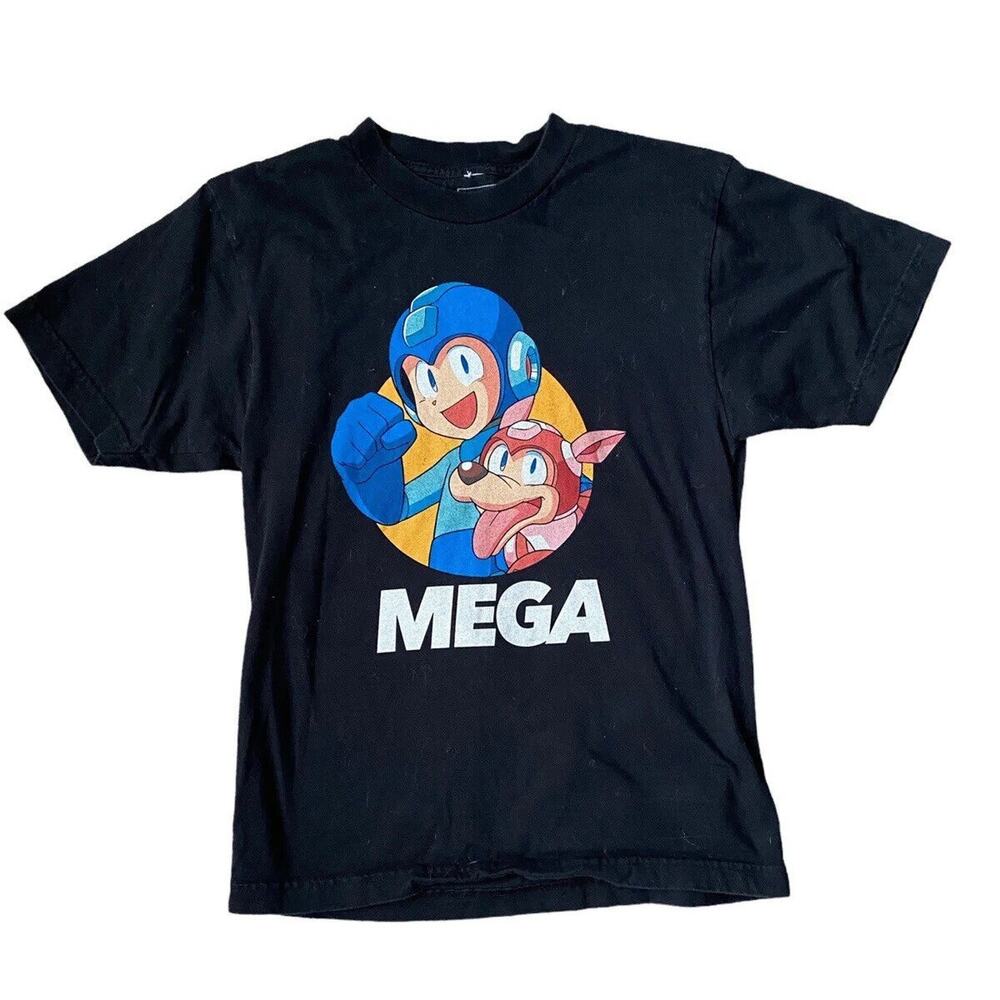 Mega Man Tee Shirt Men Women S Black Dumbgood Vtg Retro Style